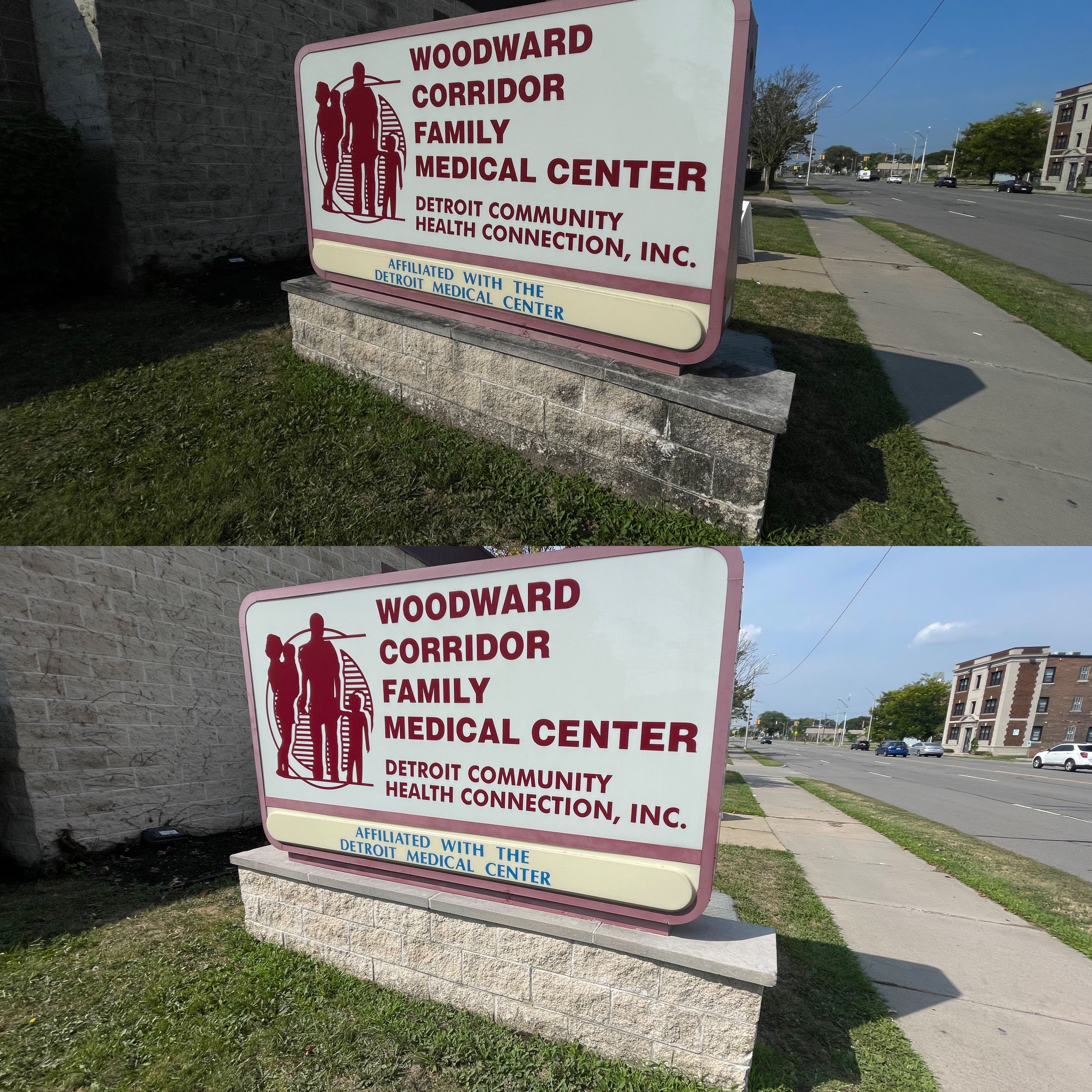 Commercial Pressure Washing Before & After